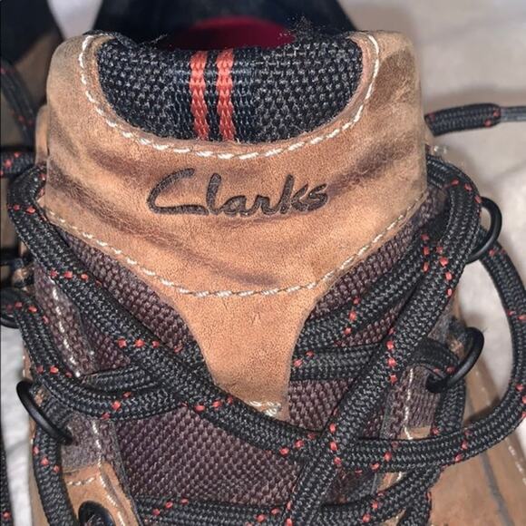 Clark's Brown Leather Outdoor Sneakers | Sz 10W - Picture 8 of 8